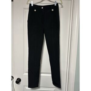 Alexander Wang, Women's Black Dress Pants W/Silver Accents, Size 4‎